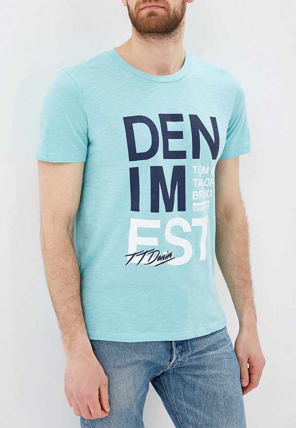 

Футболка Tom Tailor Denim, Бирюзовый