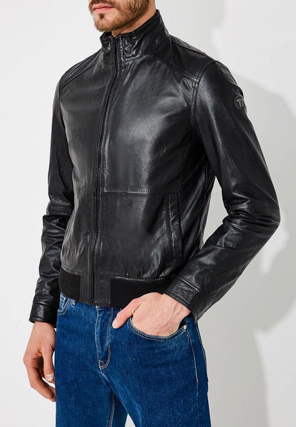 

Куртка кожаная Trussardi Jeans, Черный