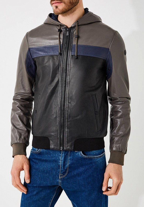 

Куртка кожаная Trussardi Jeans, Черный