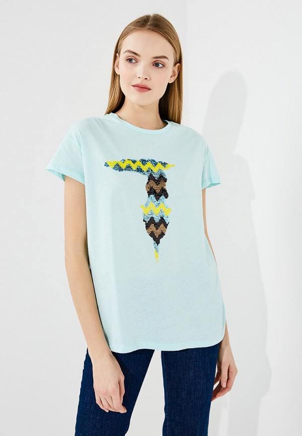 

Футболка Trussardi Jeans, Бирюзовый