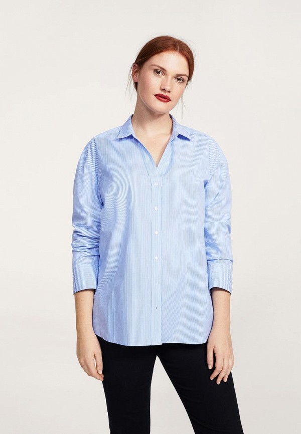 

Блуза Violeta by Mango, Голубой