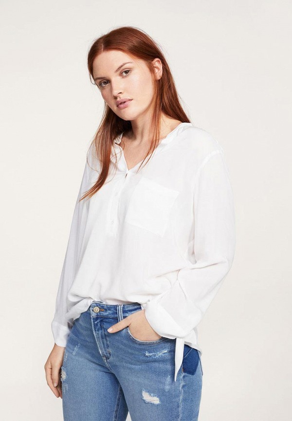 

Блуза Violeta by Mango, Белый