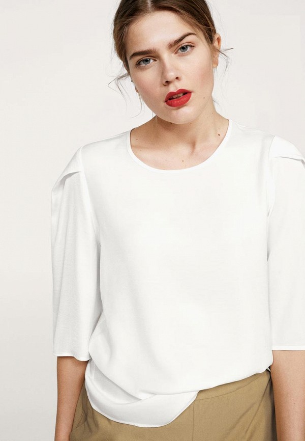 

Блуза Violeta by Mango, Белый