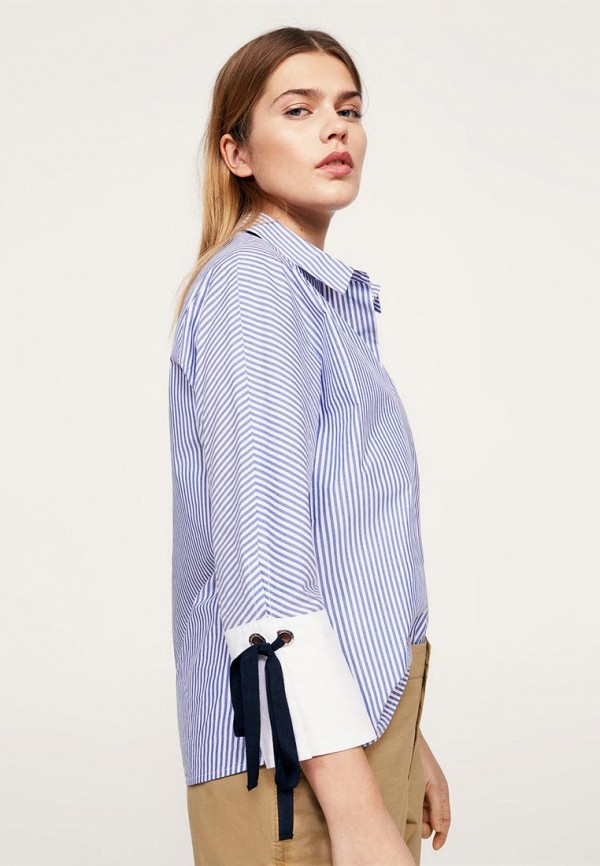 

Блуза Violeta by Mango, Синий