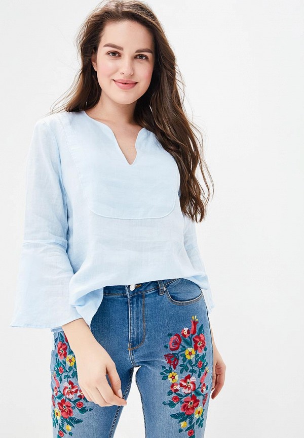 

Блуза Violeta by Mango, Голубой
