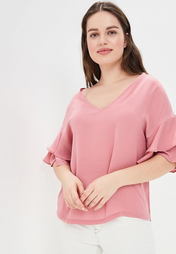 

Блуза Violeta by Mango, Розовый