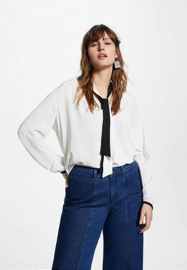 

Блуза Violeta by Mango, Белый