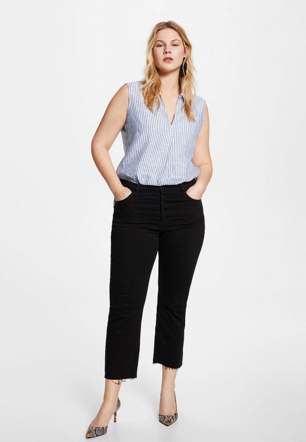 

Топ Violeta by Mango, Голубой