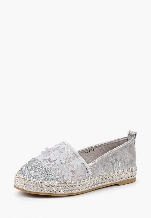 

Эспадрильи WS Shoes, Серебряный