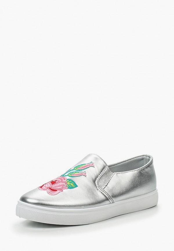 

Слипоны WS Shoes, Серебряный
