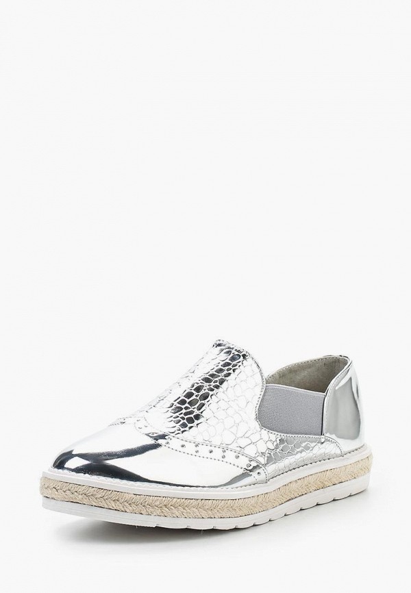 

Слипоны WS Shoes, Серебряный