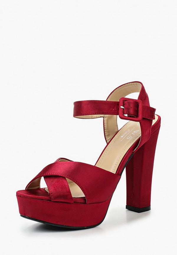 

Босоножки WS Shoes, Красный