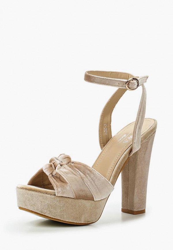 

Босоножки WS Shoes, Бежевый